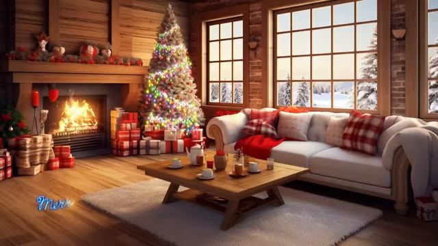 Relaxing Christmas Ambience ? Christmas Music 2024, Christmas Carols, Heavenly Christmas Music