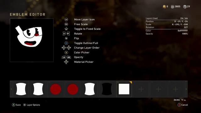 CUPHEAD EMBLEM TUTORIAL! CoD WW2 EMBLEM TUTORIAL! 25 DOC #15 смотреть онлайн