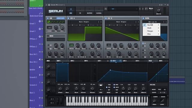 Крутим FM Metallic Growl Bass в Xfer Serum для Dubstep и Hybrid Trap смотреть онлайн