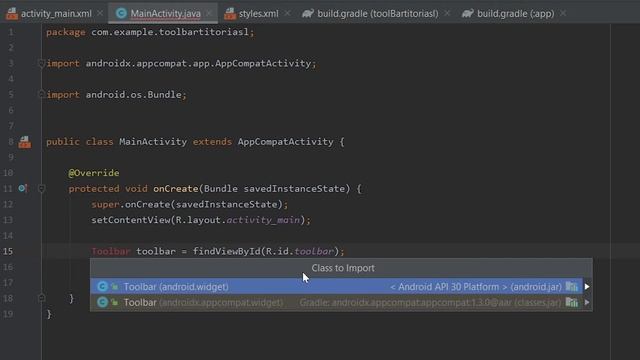 Custom Toolbar - Android Studio смотреть онлайн
