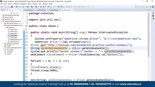 How to Handle Multiple Windows in Selenium Webdriver | Selenium Certification | Edureka Rewind - 5 смотреть онлайн