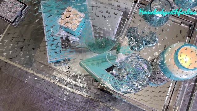 TIFFANY BLUE COFFEE TABLE STYLING DECORATE WITH ME смотреть онлайн
