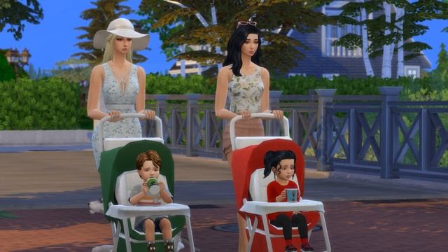 ??Animation Pack "Walk with a stroller" (Download) The Sims 4 смотреть онлайн