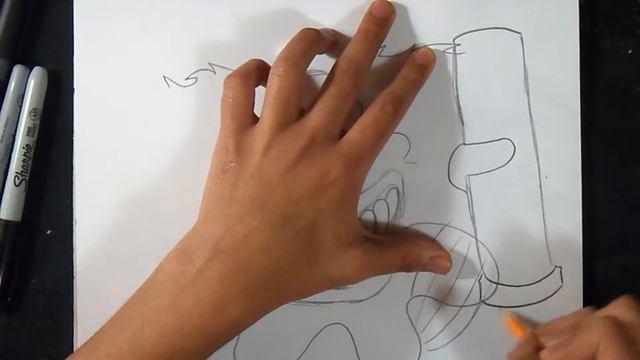 Как нарисовать клоуна | граффити смотреть онлайн