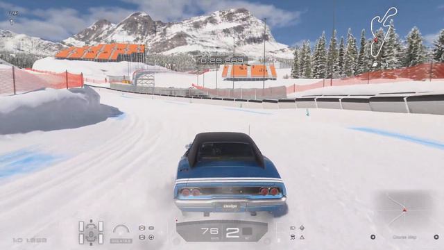 Gran Turismo 7 | Dodge Charger R/T 426 Hemi '68 - Lake Louise Long Track 'Snow [4KPS5] смотреть онлайн