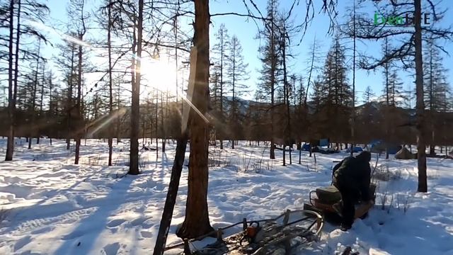 Перевозка снегохода Буран. Себян - Кюель. Якутия. смотреть онлайн