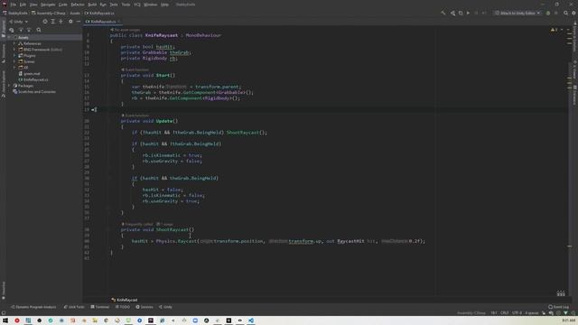 Unity XR - How to throw knives in your Quest games using VRIF смотреть онлайн