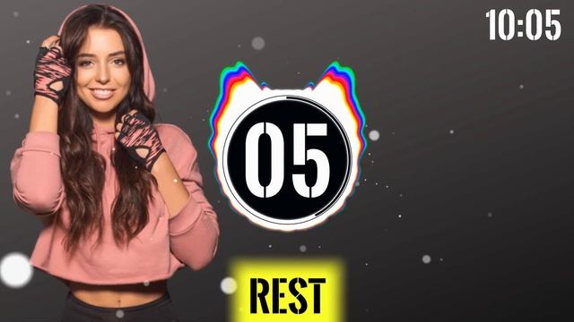 HIIT Workout Timer With Music // 40/20 HIIT Timer // 20 Minute Workout смотреть онлайн