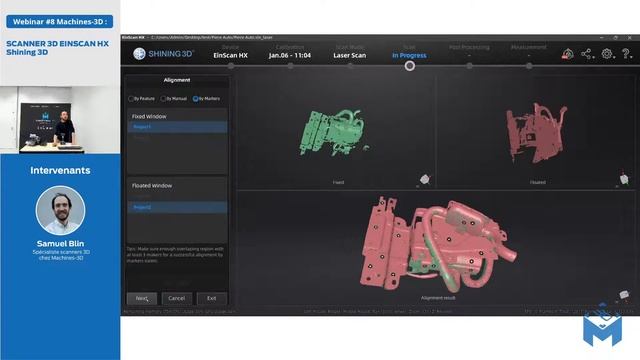 Webinar #8 Scanner 3D Einscan HX de Shining 3D смотреть онлайн