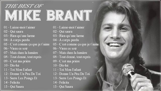 Mike Brant chansons françaises - Mike Brant Album complet - Mike Brant Greatest Hits смотреть онлайн
