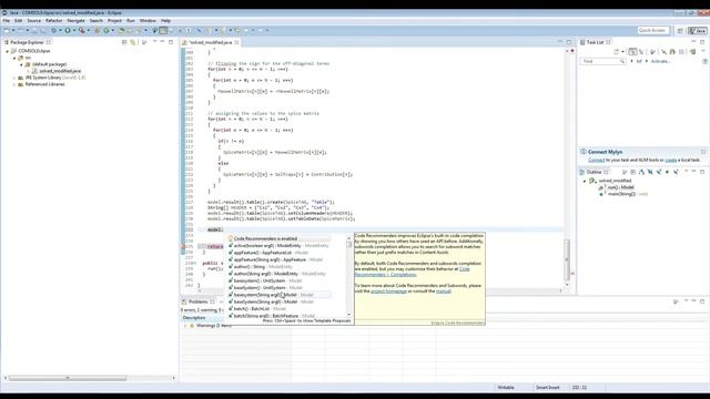 1.4 COMSOL and Java Eclipse смотреть онлайн