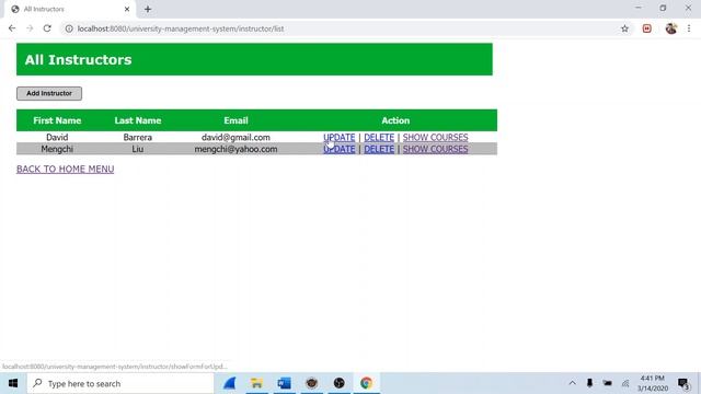 A simple university management system using Java, Spring MVC, Hibernate and MySQL Database смотреть онлайн