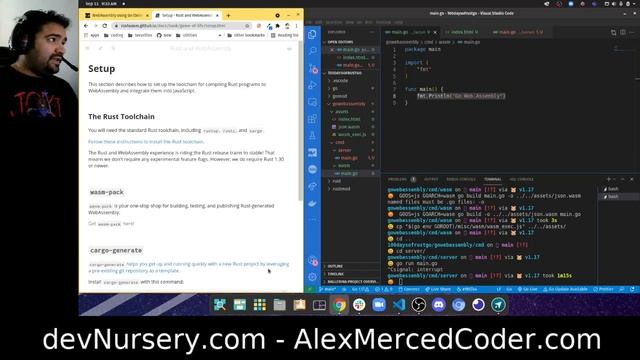 AM Coder - 100 Days of Rust and Go - #18 - Intro to Wash with Rust and GO смотреть онлайн