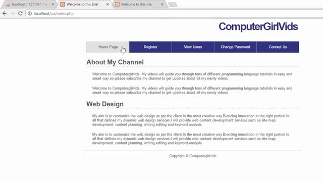 Php With Mysql In Hindi User Registration Part 3 смотреть онлайн