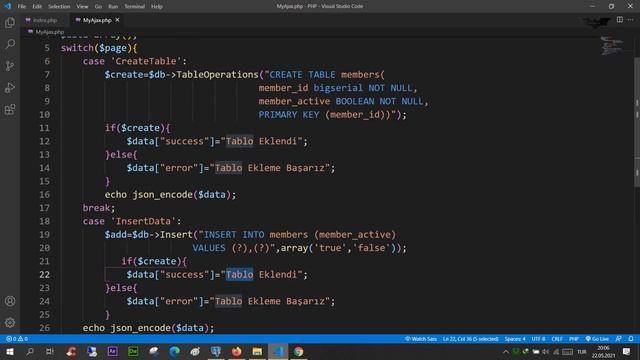 PHP Ders 189 PostgreSQL Tablo Oluşturma ve Veri Ekleme смотреть онлайн