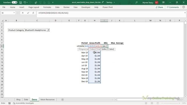 Excel Searchable Drop Down List - No VBA and No Formulas! смотреть онлайн