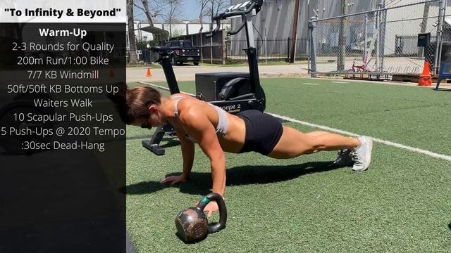 CrossFit Upper Body Strength - Bench Press + Dumbbell Push Press | Bike ➡️ 1 Mile Run ➡️ 100 PushUp смотреть онлайн
