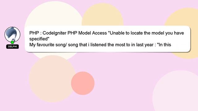 PHP : CodeIgniter PHP Model Access "Unable to locate the model you have specified" смотреть онлайн