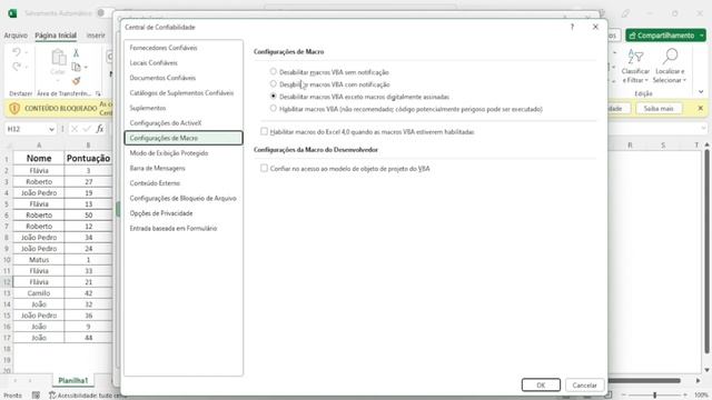 Não foi possível executar a macro no Excel O que fazer смотреть онлайн