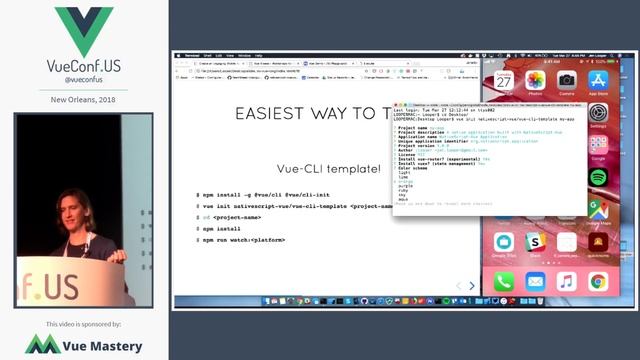 Create an Engaging Native Mobile App with Vue and NativeScript - Jen Looper - VueConf US 2018 смотреть онлайн