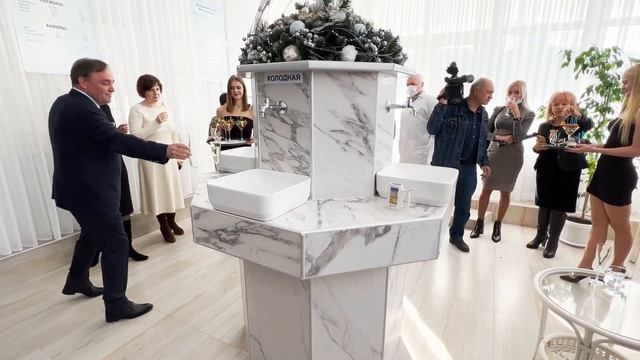 открытие внутреннего бювета в Железноводске в санатории Дубрава смотреть онлайн