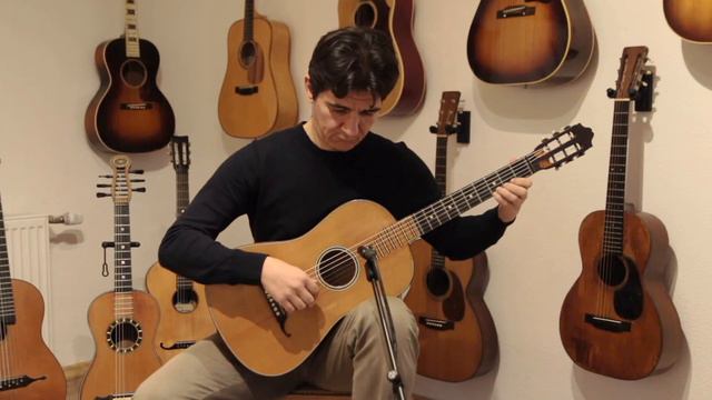 Richard Jacob Weissgerber style Italian model - romantic guitar смотреть онлайн