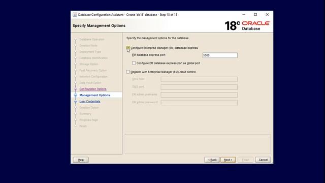 18c Database creation on Windows смотреть онлайн