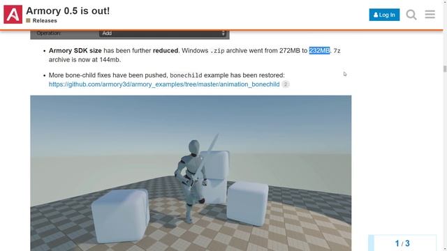 Armory 3D 0.5 Blender Powered Game Engine Released смотреть онлайн