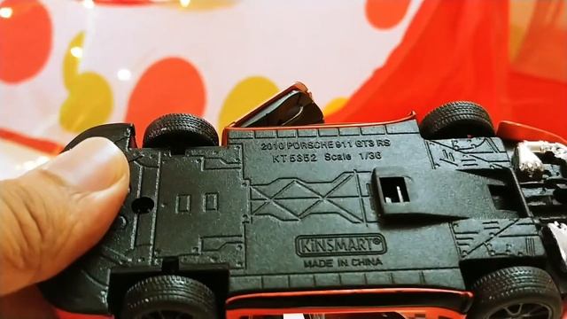 Kinsmart Cars Porsche 911 Gt3 1:36 Diecast Car |  Kinsmart Cars Collection