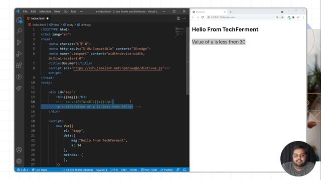 4. Vue Conditional Rendering смотреть онлайн