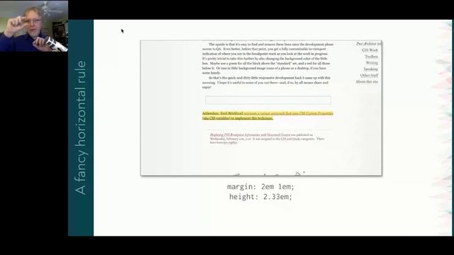 Design in the Background - Eric Meyer смотреть онлайн