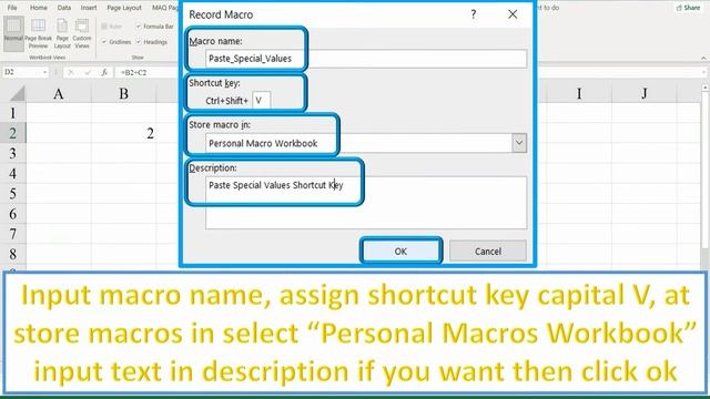 Create Paste Special Values Shortcut Key (Shift+Ctrl+V) #Short смотреть онлайн