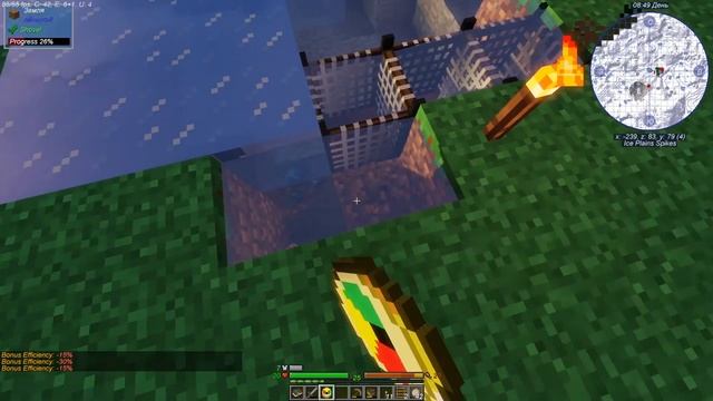 Glacial Awakening Minecraft №8: Первая печь/ Изи Алмазы❄️❄️❄️ смотреть онлайн