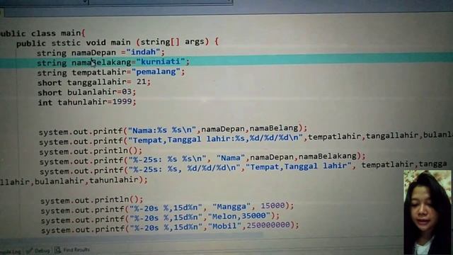 pem java"printf nama" смотреть онлайн