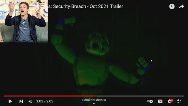 MatPat REACTS To NEW FNAF Security Breach Trailer! смотреть онлайн