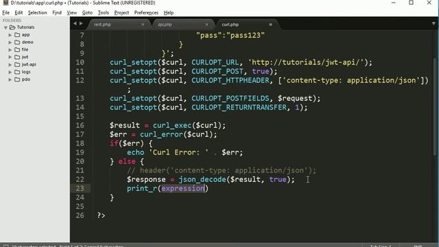 REST API Development Part 12: Consume API using CURL смотреть онлайн