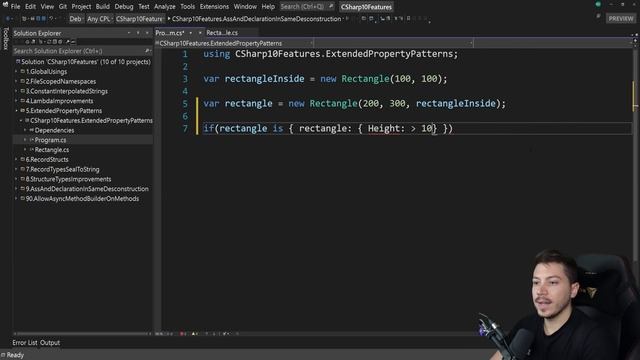 Every feature added in C# 10 with examples смотреть онлайн