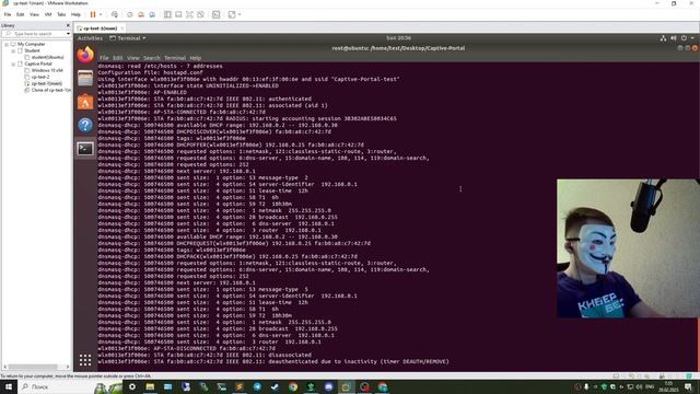 Свой Captive Portal на Linux смотреть онлайн