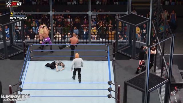WWE2K18 GAMEPLAY: ELIMINATION CHAMBER with DDP, Orton, Funk, Edge, Undertaker & Gangrel [incl. Mods смотреть онлайн