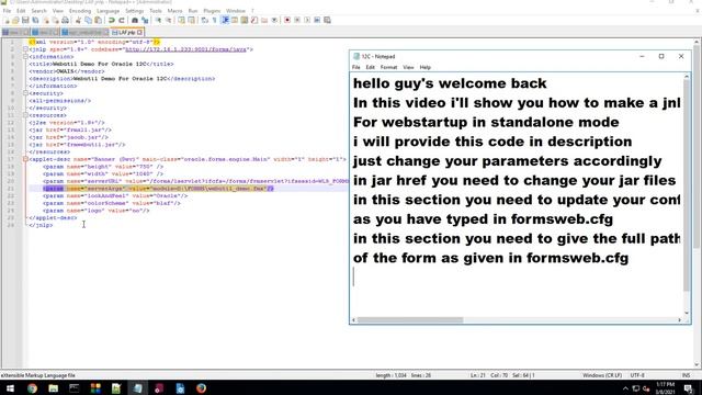 How To Make Jnlp File For Webstart Of Oracle Forms Standalone Mode смотреть онлайн