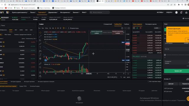 Криптовалюта Будет Расти Больше 40 Дней? Рост BIT +100% За Неделю. Биржа Bybit Радует. Почему Рост? смотреть онлайн