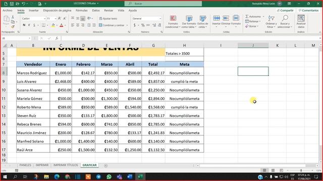 CLASE 6 EXCEL GRÁFICOS, IMPRESIÓN E ILUSTRACIONES смотреть онлайн