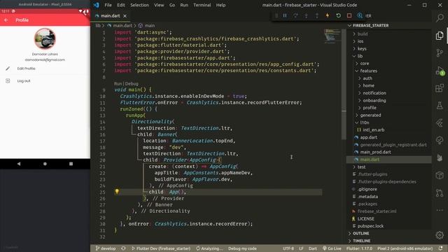 Flutter - Firebase Starter Project смотреть онлайн