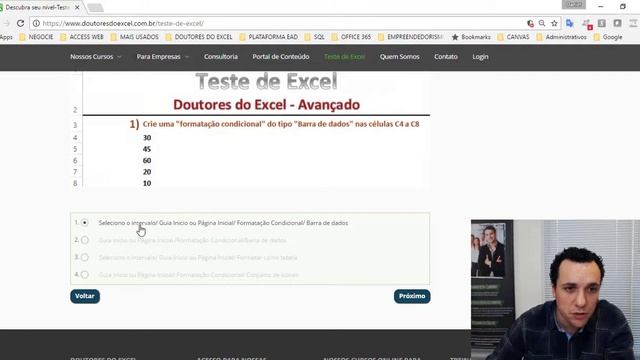 Correção - Teste de Excel da Doutores do Excel смотреть онлайн