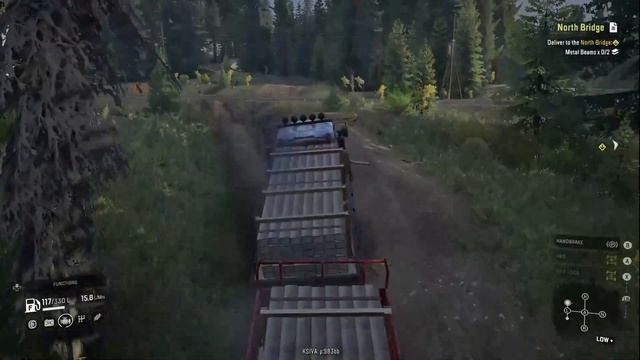snow runner game play in two trucks смотреть онлайн