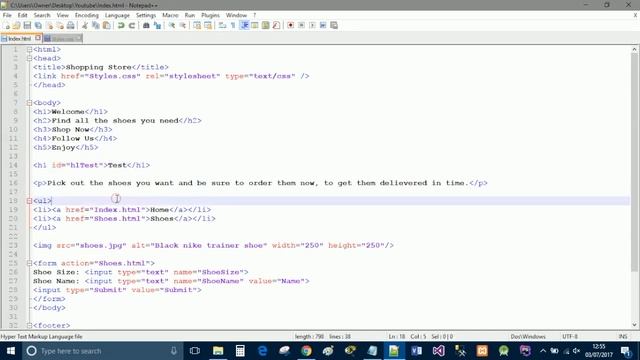 Styling HTML webpage using CSS in Notepad++ , background, font style, centering смотреть онлайн