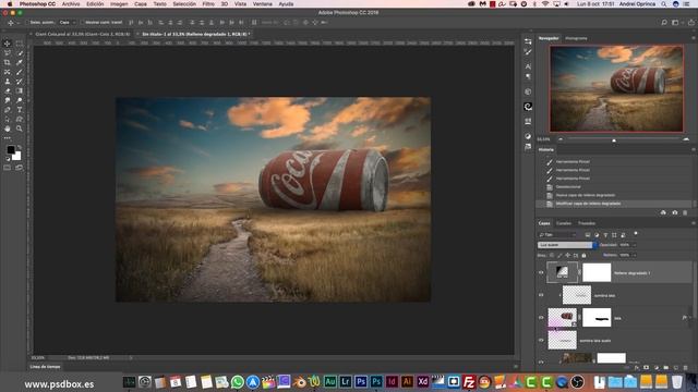 La lata Gigante - Manipulación Surrealista (Tutoriales PSD Box) смотреть онлайн
