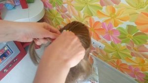 Простая прическа Мальвинка