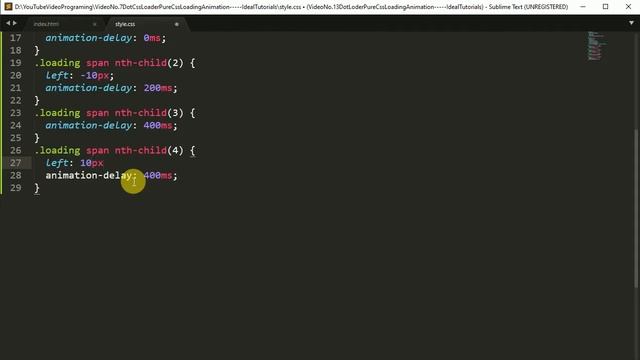 Dot Css Loader Pure Css Loading Animation смотреть онлайн