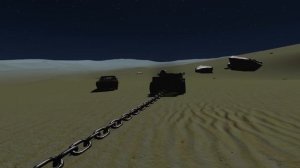 ИСКАЛИ КЛАД, А НАШЛИ ПОЕЗД ПОЖИРАТЕЛЬ! Погоня в пустыне. Гоша и Чич страшилки с машинами.